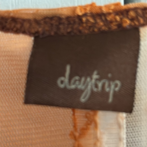 Vintage Y2K Lace Trim Sequin Babydoll Top Fairy Festival Hippie Dainty 90s M/L - Picture 11 of 14